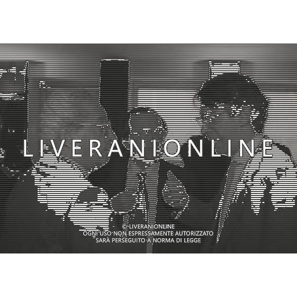 NEG-RETROSPETTIVA MASSIMO MORATTI PRESIDENTE INTER  NELLA FOTO MASSIMO MORATTI IL PRIMO GIORNO IN LEGA CALCIO DA PRESIDENTE INTER NELL\'ANNO 1995 CON VITTORIO CHIUSANO E GINO CORIONI AG ALDO LIVERANI SAS 