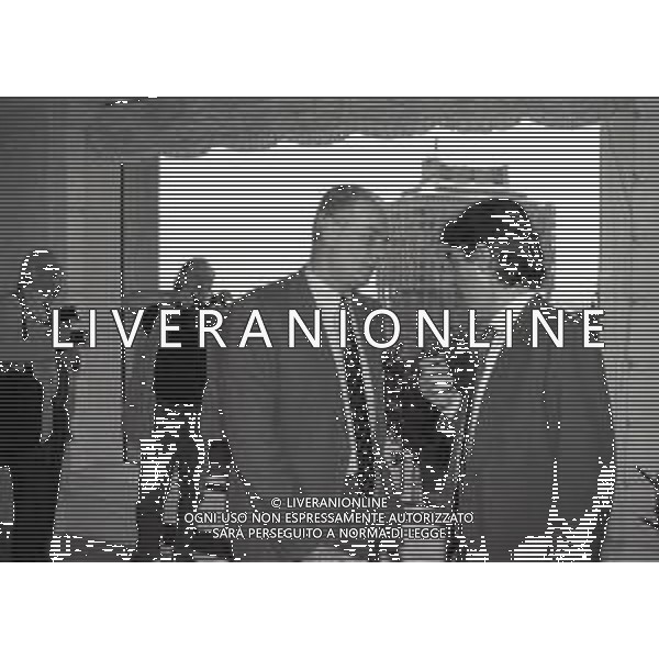 NEG-RETROSPETTIVA MASSIMO MORATTI PRESIDENTE INTER  NELLA FOTO MASSIMO MORATTI PRESIDENTE INTER NELL\'ANNO 1995 CON GIAMMARIA VISCONTI DI MODRONE A MILANO IN TERRAZZA MARTINI A MILANO AG ALDO LIVERANI SAS  