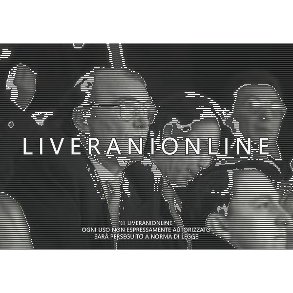 NEG-RETROSPETTIVA MASSIMO MORATTI PRESIDENTE INTER  NELLA FOTO MASSIMO MORATTI PRESIDENTE INTER NELL\'ANNO 1995 CON ERNESTO PELLEGRINI A SAN SIRO PER LA PARITA INTER-BRESCIA AG ALDO LIVERANI SAS  