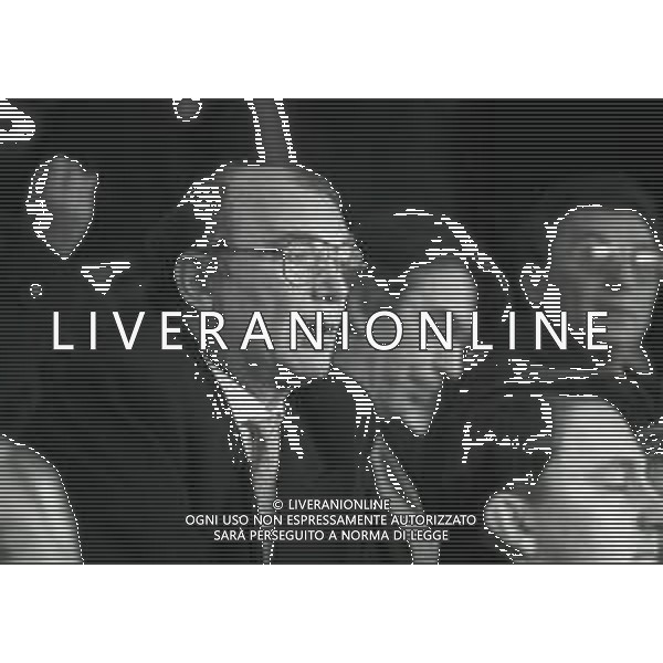 NEG-RETROSPETTIVA MASSIMO MORATTI PRESIDENTE INTER  NELLA FOTO MASSIMO MORATTI PRESIDENTE INTER NELL\'ANNO 1995 CON ERNESTO PELLEGRINI A SAN SIRO PER LA PARITA INTER-BRESCIA AG ALDO LIVERANI SAS  