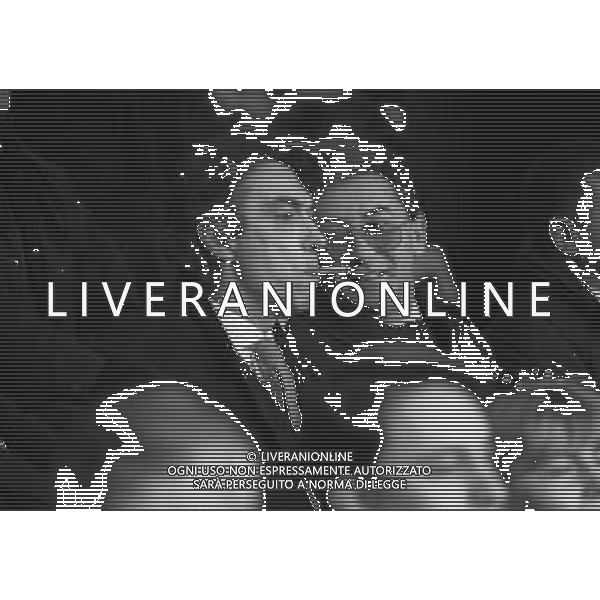 NEG-RETROSPETTIVA MASSIMO MORATTI PRESIDENTE INTER  NELLA FOTO MASSIMO MORATTI PRESIDENTE INTER NELL\'ANNO 1995 CON ERNESTO PELLEGRINI A SAN SIRO PER LA PARITA INTER-BRESCIA AG ALDO LIVERANI SAS  