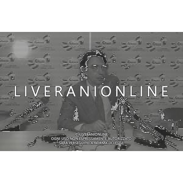 NEG-RETROSPETTIVA MASSIMO MORATTI PRESIDENTE INTER  NELLA FOTO MASSIMO MORATTI PRESIDENTE INTER NELL\'ANNO 1995 IN CONFERENZA STAMPA A SAN SIRO AG ALDO LIVERANI SAS  