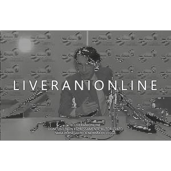 NEG-RETROSPETTIVA MASSIMO MORATTI PRESIDENTE INTER  NELLA FOTO MASSIMO MORATTI PRESIDENTE INTER NELL\'ANNO 1995 IN CONFERENZA STAMPA A SAN SIRO AG ALDO LIVERANI SAS  