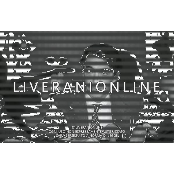 NEG-RETROSPETTIVA MASSIMO MORATTI PRESIDENTE INTER  NELLA FOTO MASSIMO MORATTI PRESIDENTE INTER NELL\'ANNO 1995 IN CONFERENZA STAMPA A MILANO SEDE INTER  AG ALDO LIVERANI SAS 