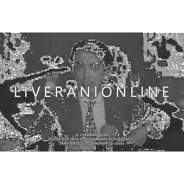 NEG-RETROSPETTIVA MASSIMO MORATTI PRESIDENTE INTER  NELLA FOTO MASSIMO MORATTI PRESIDENTE INTER NELL\'ANNO 1995 IN CONFERENZA STAMPA A MILANO SEDE INTER  AG ALDO LIVERANI SAS 