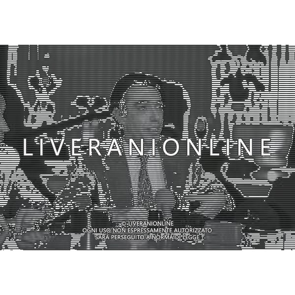 NEG-RETROSPETTIVA MASSIMO MORATTI PRESIDENTE INTER  NELLA FOTO MASSIMO MORATTI PRESIDENTE INTER NELL\'ANNO 1995 IN CONFERENZA STAMPA A MILANO SEDE INTER  AG ALDO LIVERANI SAS 