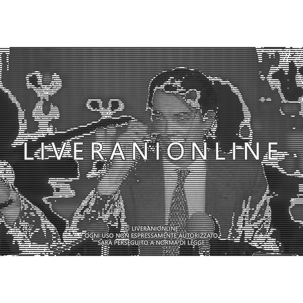 NEG-RETROSPETTIVA MASSIMO MORATTI PRESIDENTE INTER  NELLA FOTO MASSIMO MORATTI PRESIDENTE INTER NELL\'ANNO 1995 IN CONFERENZA STAMPA A MILANO SEDE INTER  AG ALDO LIVERANI SAS 