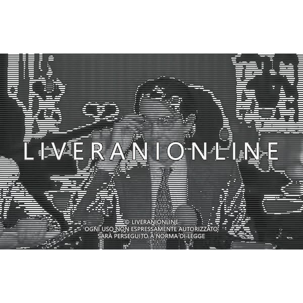 NEG-RETROSPETTIVA MASSIMO MORATTI PRESIDENTE INTER  NELLA FOTO MASSIMO MORATTI PRESIDENTE INTER NELL\'ANNO 1995 IN CONFERENZA STAMPA A MILANO SEDE INTER  AG ALDO LIVERANI SAS 