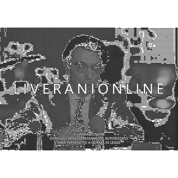 NEG-RETROSPETTIVA MASSIMO MORATTI PRESIDENTE INTER  NELLA FOTO MASSIMO MORATTI PRESIDENTE INTER NELL\'ANNO 1995 IN CONFERENZA STAMPA A MILANO SEDE INTER  AG ALDO LIVERANI SAS 