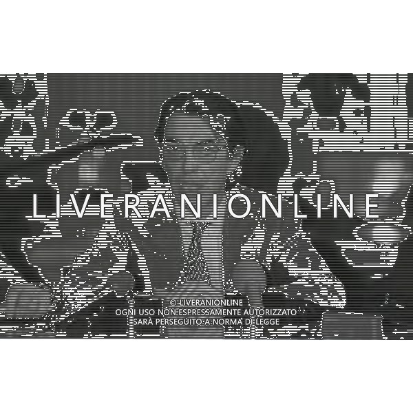 NEG-RETROSPETTIVA MASSIMO MORATTI PRESIDENTE INTER  NELLA FOTO MASSIMO MORATTI PRESIDENTE INTER NELL\'ANNO 1995 IN CONFERENZA STAMPA A MILANO SEDE INTER  AG ALDO LIVERANI SAS 