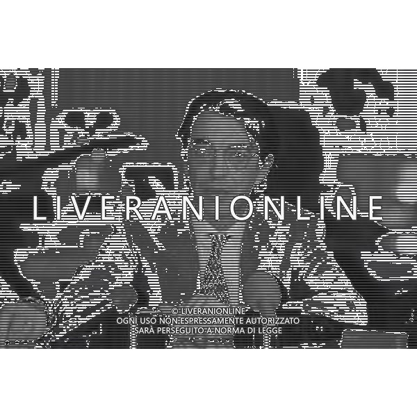 NEG-RETROSPETTIVA MASSIMO MORATTI PRESIDENTE INTER  NELLA FOTO MASSIMO MORATTI PRESIDENTE INTER NELL\'ANNO 1995 IN CONFERENZA STAMPA A MILANO SEDE INTER  AG ALDO LIVERANI SAS 
