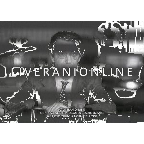 NEG-RETROSPETTIVA MASSIMO MORATTI PRESIDENTE INTER  NELLA FOTO MASSIMO MORATTI PRESIDENTE INTER NELL\'ANNO 1995 IN CONFERENZA STAMPA A MILANO SEDE INTER  AG ALDO LIVERANI SAS 