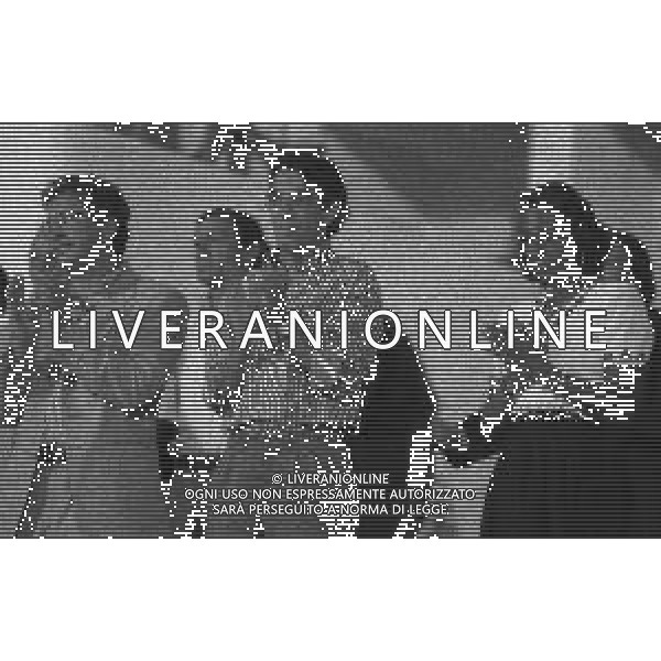 NEG-RETROSPETTIVA MASSIMO MORATTI PRESIDENTE INTER  NELLA FOTO MASSIMO MORATTI PRESIDENTE INTER NELL\'ANNO 1995 A LIVORNO IN TRIBUNA AG ALDO LIVERANI SAS