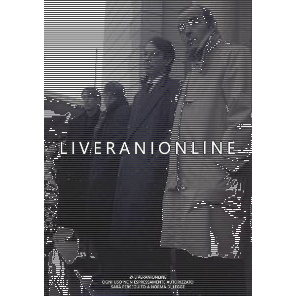 NEG-RETROSPETTIVA MASSIMO MORATTI PRESIDENTE INTER  NELLA FOTO MASSIMO MORATTI PRESIDENTE INTER CON LUIS SUAREZ E MARIO CORSO NELL\'ANNO 1995 ALLA\'ARENA DI MILANO AG ALDO LIVERANI SAS