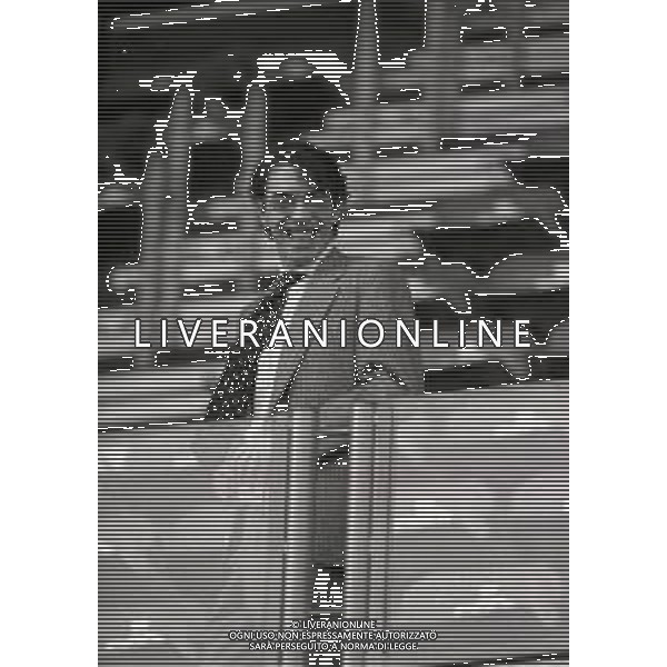 NEG-RETROSPETTIVA MASSIMO MORATTI PRESIDENTE INTER  NELLA FOTO MASSIMO MORATTI PRESIDENTE INTER NELL\'ANNO 1995 A REGGIO EMILIA IN TRIBUNA AG ALDO LIVERANI SAS