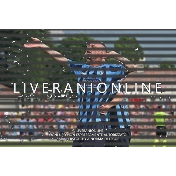 TVRG Franco Lepore (Lecco) esulta dopo il gol dell\'1 a 1 Lecco vs Foggia Lecco 18-06-2023 Stadio Mario Rigamonti - Mario Ceppi Campionato Serie C - finale playoff gara di ritorno foto Roberto Garavaglia/ag. Aldo Liverani sas