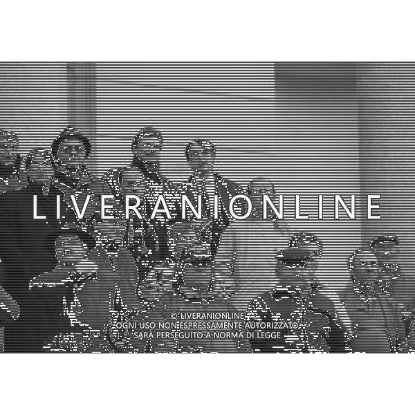 NEG-RETROSPETTIVA MASSIMO MORATTI PRESIDENTE INTER  NELLA FOTO MASSIMO MORATTI PRESIDENTE INTER NELL\'ANNO 1995 ALLA\'ARENA DI MILANO  AG ALDO LIVERANI SAS 