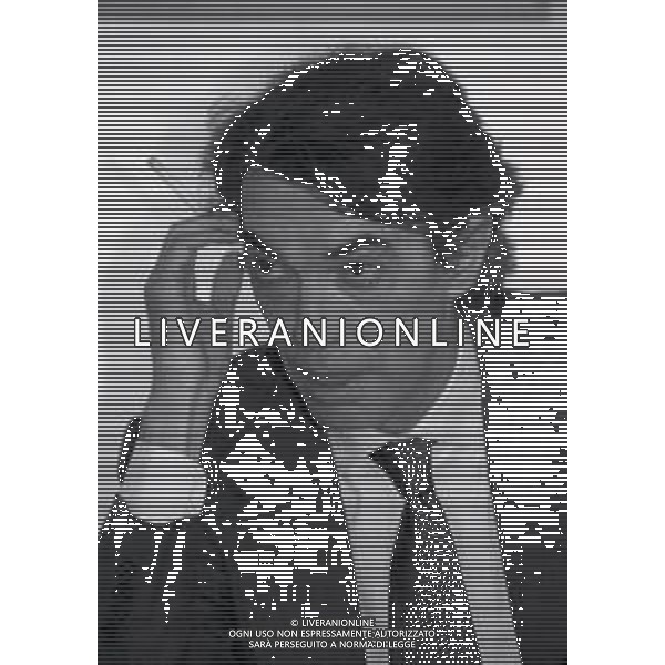 NEG-RETROSPETTIVA MASSIMO MORATTI PRESIDENTE INTER  NELLA FOTO MASSIMO MORATTI PRESIDENTE INTER A TERRAZZA MARTINI NELL\'ANNO 1995  AG ALDO LIVERANI SAS  