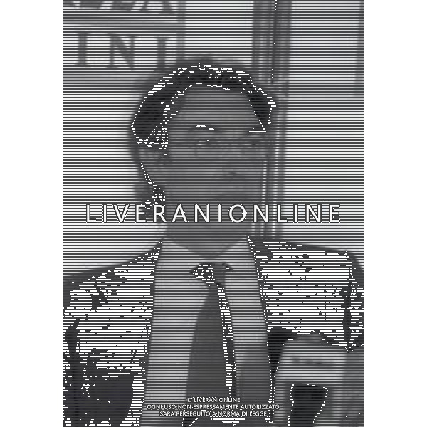 NEG-RETROSPETTIVA MASSIMO MORATTI PRESIDENTE INTER  NELLA FOTO MASSIMO MORATTI PRESIDENTE INTER A TERRAZZA MARTINI NELL\'ANNO 1995  AG ALDO LIVERANI SAS  