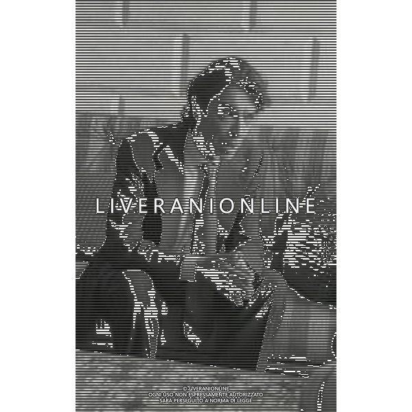 NEG-RETROSPETTIVA MASSIMO MORATTI PRESIDENTE INTER  NELLA FOTO MASSIMO MORATTI PRESIDENTE INTER A TERRAZZA MARTINI NELL\'ANNO 1995  AG ALDO LIVERANI SAS  