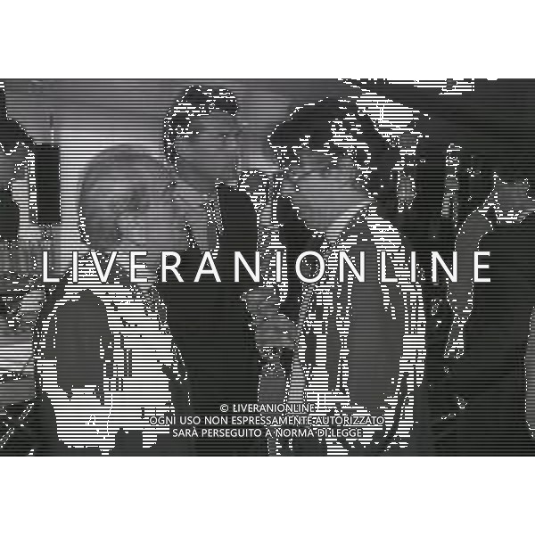 NEG-RETROSPETTIVA MASSIMO MORATTI PRESIDENTE INTER  NELLA FOTO MASSIMO MORATTI PRESIDENTE INTER ALLA PINETINA CON GIUSEPPE PRISCO E GIACINTO FACCHETTI NELL\'ANNO 1995  AG ALDO LIVERANI SAS 