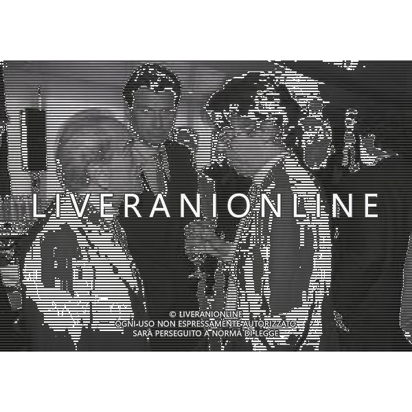 NEG-RETROSPETTIVA MASSIMO MORATTI PRESIDENTE INTER  NELLA FOTO MASSIMO MORATTI PRESIDENTE INTER ALLA PINETINA CON GIUSEPPE PRISCO E GIACINTO FACCHETTI NELL\'ANNO 1995  AG ALDO LIVERANI SAS 