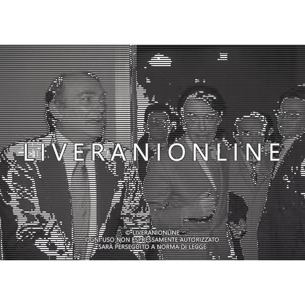 NEG-RETROSPETTIVA MASSIMO MORATTI PRESIDENTE INTER  NELLA FOTO MASSIMO MORATTI PRESIDENTE INTER AL SUO NELL\'ANNO 1995 A SAN SIRO DOPO IL PASSAGGIO DI PROPRIETA\' CON FAMIGLIA PELLEGRINI AG ALDO LIVERANI SAS