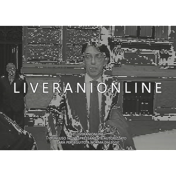 NEG-RETROSPETTIVA MASSIMO MORATTI PRESIDENTE INTER  NELLA FOTO MASSIMO MORATTI PRESIDENTE INTER AL NELL\'ANNO 1995 IN SEDE IL PRIMO GIORNO DA PRESIDENTE AG ALDO LIVERANI SAS 