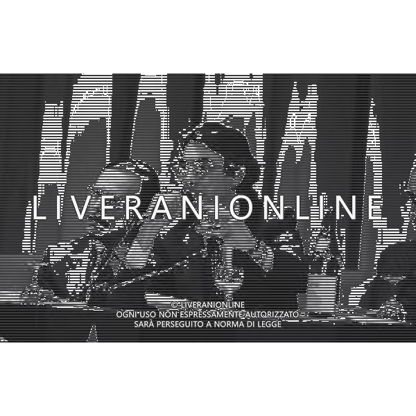 NEG-RETROSPETTIVA MASSIMO MORATTI PRESIDENTE INTER  NELLA FOTO MASSIMO MORATTI PRESIDENTE INTER CON RINALDO GHELFI AL NELL\'ANNO 1995 AL TEATRO DELLE ERBE A MILANO AG ALDO LIVERANI SAS  