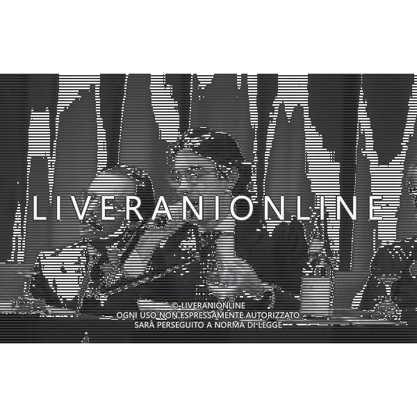 NEG-RETROSPETTIVA MASSIMO MORATTI PRESIDENTE INTER  NELLA FOTO MASSIMO MORATTI PRESIDENTE INTER CON RINALDO GHELFI AL NELL\'ANNO 1995 AL TEATRO DELLE ERBE A MILANO AG ALDO LIVERANI SAS    