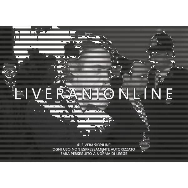 NEG-RETROSPETTIVA MASSIMO MORATTI PRESIDENTE INTER  NELLA FOTO MASSIMO MORATTI PRESIDENTE INTER NELL\'ANNO 1995 A SAN SIRO AG ALDO LIVERANI SAS 