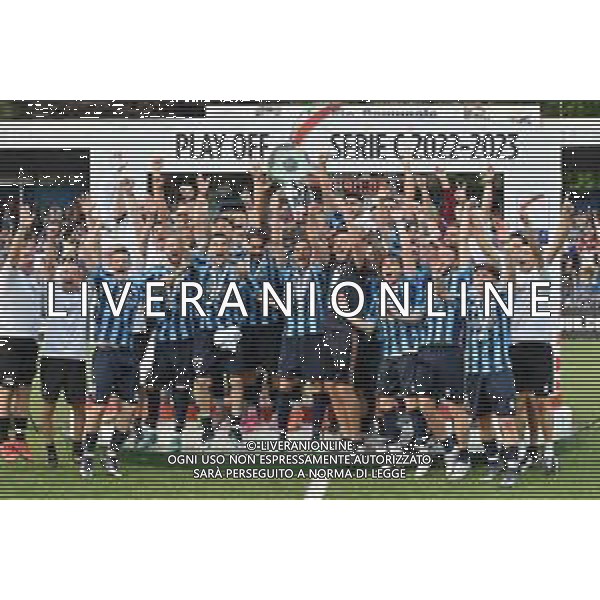 TVRG premiazione Lecco Lecco vs Foggia Lecco 18-06-2023 Stadio Mario Rigamonti - Mario Ceppi Campionato Serie C - finale playoff gara di ritorno foto Roberto Garavaglia/ag. Aldo Liverani sas