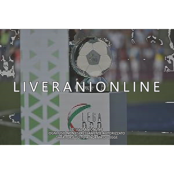 TVRG il trofeo per la vincitrice dei playoff della Lega Pro Serie C Lecco vs Foggia Lecco 18-06-2023 Stadio Mario Rigamonti - Mario Ceppi Campionato Serie C - finale playoff gara di ritorno foto Roberto Garavaglia/ag. Aldo Liverani sas / AGENZIA ALDO LIVERANI SAS