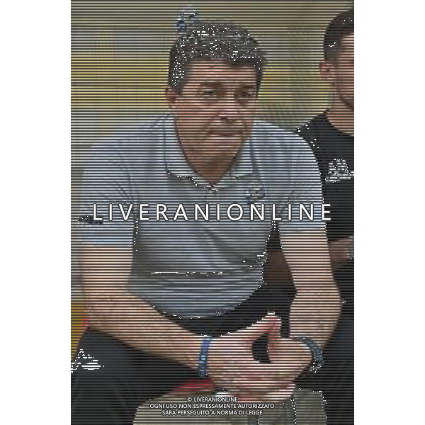 TVRG Luciano Foschi allenatore Lecco Lecco vs Foggia Lecco 18-06-2023 Stadio Mario Rigamonti - Mario Ceppi Campionato Serie C - finale playoff gara di ritorno foto Roberto Garavaglia/ag. Aldo Liverani sas / AGENZIA ALDO LIVERANI SAS