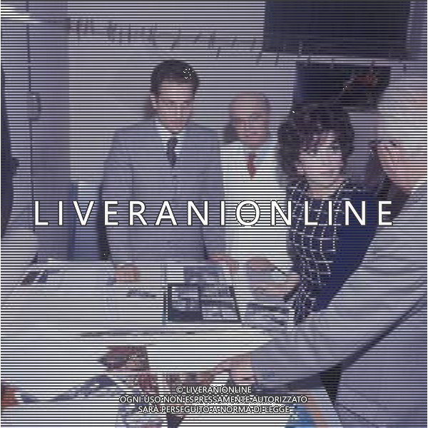 COL-RETROSPETTIVA GINA LOLLOBRIGIDA ATTRICE NELLA FOTO GINA LOLLOBRIGIDA A MILANO NELL\'ANNO 1972 PER LA STESURA DEL SUO LIBRO AG ALDO LIVERANI SAS