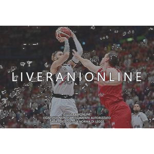 TVRG Isaia Cordinier (Virtus Bologna) EA7 Emporio Armani Milano vs Virtus Segafredo Bologna Assago (MI) 19-06-2023 Mediolanum Forum Playoff Campionato Serie A UnipolSai Gara 5 finale scudetto foto Roberto Garavaglia/ag. Aldo Liverani sas / AGENZIA ALDO LIVERANI SAS