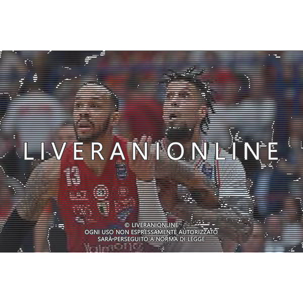 TVRG Shabazz Napier (Olimpia Milano) e Daniel Hackett (Virtus Bologna) EA7 Emporio Armani Milano vs Virtus Segafredo Bologna Assago (MI) 19-06-2023 Mediolanum Forum Playoff Campionato Serie A UnipolSai Gara 5 finale scudetto foto Roberto Garavaglia/ag. Aldo Liverani sas / AGENZIA ALDO LIVERANI SAS