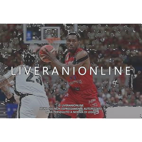 TVRG Paul Biligha (Olimpia Milano) EA7 Emporio Armani Milano vs Virtus Segafredo Bologna Assago (MI) 19-06-2023 Mediolanum Forum Playoff Campionato Serie A UnipolSai Gara 5 finale scudetto foto Roberto Garavaglia/ag. Aldo Liverani sas / AGENZIA ALDO LIVERANI SAS