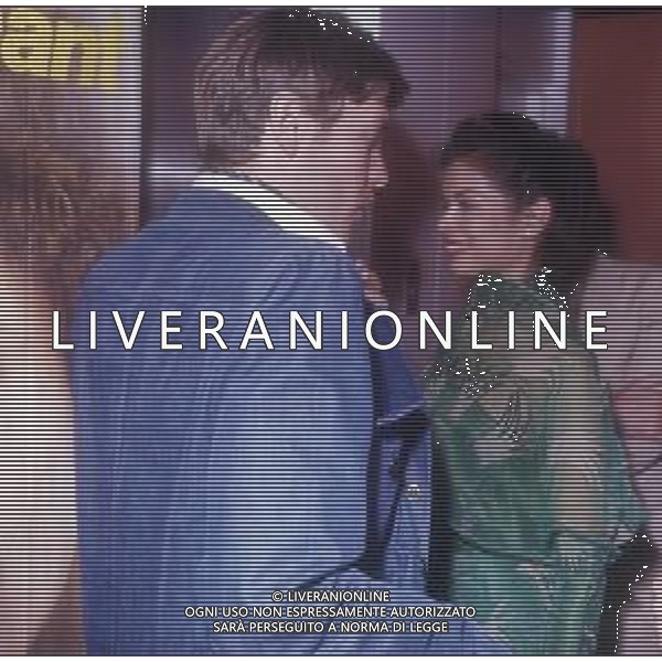 DIAP-RETROSPETTIVA HELMUT BERGER ATTORE NELLA FOTO HELMUT BERGER CON BIANCA JAGGER CANNES IL 1-05-1975 AG ALDO LIVERANI SAS  