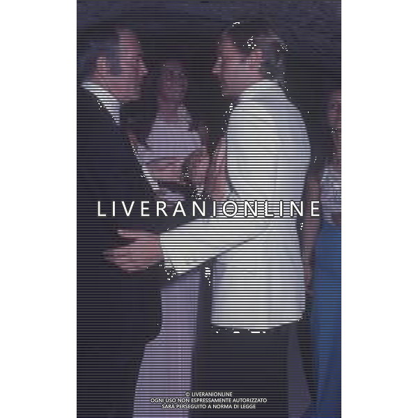 DIAP-RETROSPETTIVA HELMUT BERGER ATTORE NELLA FOTO HELMUT BERGER CON HENRY FONDA E FLORINDA BOLKAN AG ALDO LIVERANI SAS  