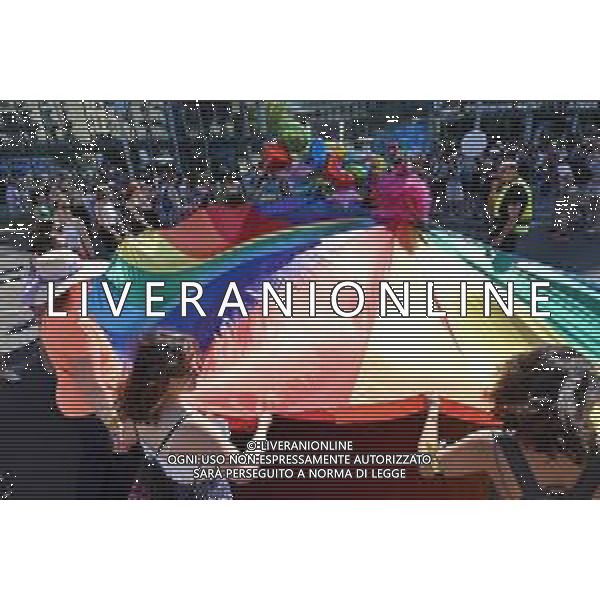 TVRG Milano Pride Parade Milano 24-06-2023 La parata del Milano Pride foto Roberto Garavaglia/ag. Aldo Liverani sas/ AGENZIA ALDO LIVERANI SAS