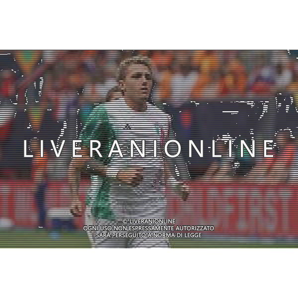 Mateo Retegui (Italy) warm up during the UEFA Nations League 2022/23 match between Netherland and Italy at FC Twente Stadium on June 18, 2023 in Enschede, Netherland. Photo by Emmanuele Mastrodonato/ag. Aldo Liverani sas