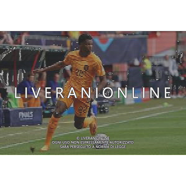 Denzel Dumfries (Netherlands) during the UEFA Nations League 2022/23 match between Netherland and Italy at FC Twente Stadium on June 18, 2023 in Enschede, Netherland. Photo by Emmanuele Mastrodonato/ag. Aldo Liverani sas