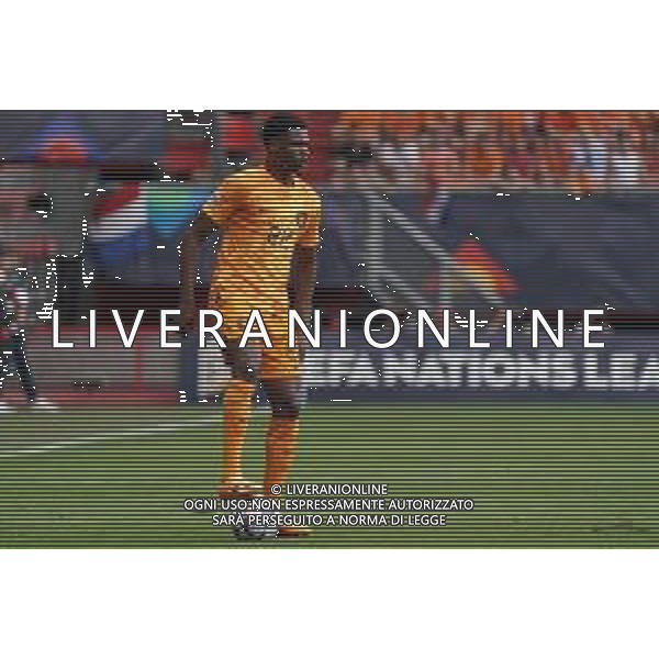 Denzel Dumfries (Netherlands) during the UEFA Nations League 2022/23 match between Netherland and Italy at FC Twente Stadium on June 18, 2023 in Enschede, Netherland. Photo by Emmanuele Mastrodonato/ag. Aldo Liverani sas