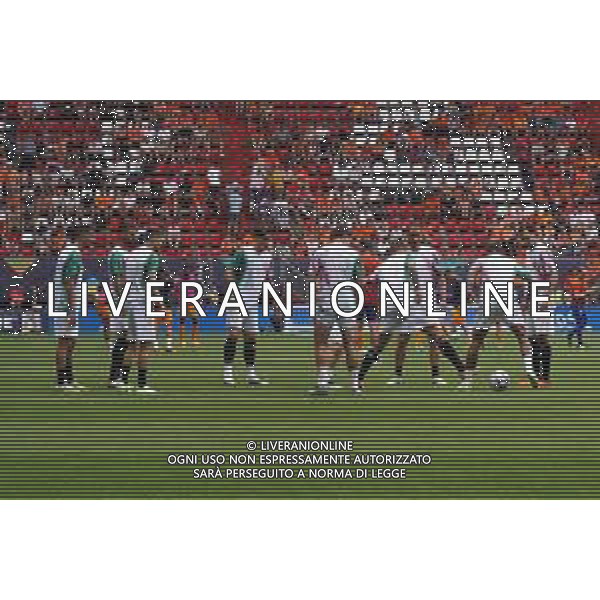 Players of Italy warm up during the UEFA Nations League 2022/23 match between Netherland and Italy at FC Twente Stadium on June 18, 2023 in Enschede, Netherland. Photo by Emmanuele Mastrodonato/ag. Aldo Liverani sas