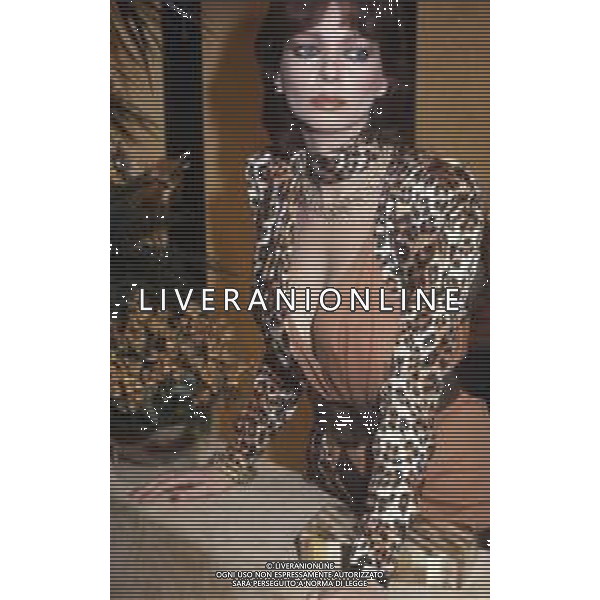 DIAP-RETROSPETTIVA ENRICA BONACCORTI NELLA FOTO ENRICA BONACCORTI A ROMA NELL\'ANNO 1982 FOTO EDGARDO DELLA SCORCIOSA-AG ALDO LIVERANI SAS