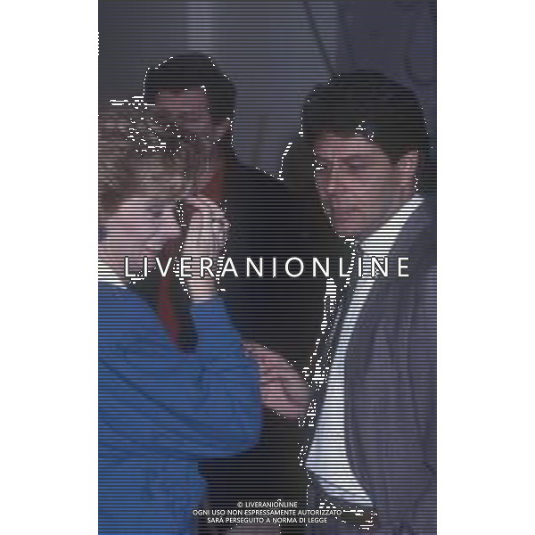 DIAP-RETROSPETTIVA ENRICA BONACCORTI ATTRICE E CONDUTTRICE TELEVISIVA NELLA FOTO ENRICA BONACCORTI CON ARNALDO DEL PèIAVE A ROMA NELL\'ANNO 1986 FOTO EDGARDO DELLA SCORCIOSA-AG ALDO LIVERANI SAS    
