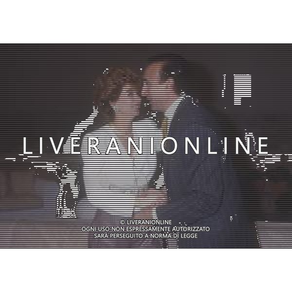 DIAP-RETROSPETTIVA ENRICA BONACCORTI ATTRICE E CONDUTTRICE TELEVISIVA NELLA FOTO ENRICA BONACCORTI CON PIPPO BAUDO NELLA TRASMISSIONE TELEVISIVA PRONTO CHI GIOCA NELL\'ANNO 1986 FOTO EDGARDO DELLA SCORCIOSA-AG ALDO LIVERANI SAS 