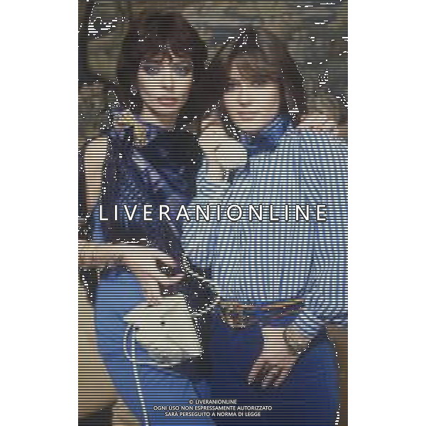 DIAP-RETROSPETTIVA ENRICA BONACCORTI ATTRICE E CONDUTTRICE TELEVISIVA NELLA FOTO ENRICA BONACCORTI CON JENNY TAMBURI FOTO EDGARDO DELLA SCORCIOSA-AG ALDO LIVERANI SAS  