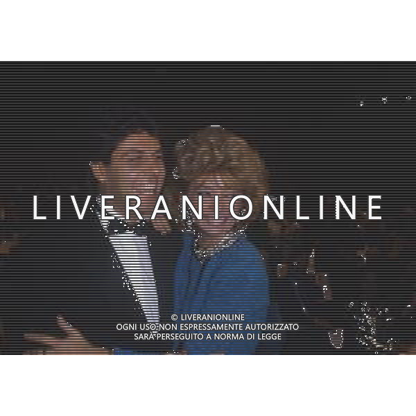 DIAP-RETROSPETTIVA ENRICA BONACCORTI ATTRICE E CONDUTTRICE TELEVISIVA NELLA FOTO ENRICA BONACCORTI ARNALDO DELPIAVE A ROMA NELL\'ANNO 1987 FOTO EDGARDO DELLA SCORCIOSA-AG ALDO LIVERANI SAS   